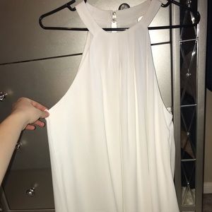 Short White Flowy Dress